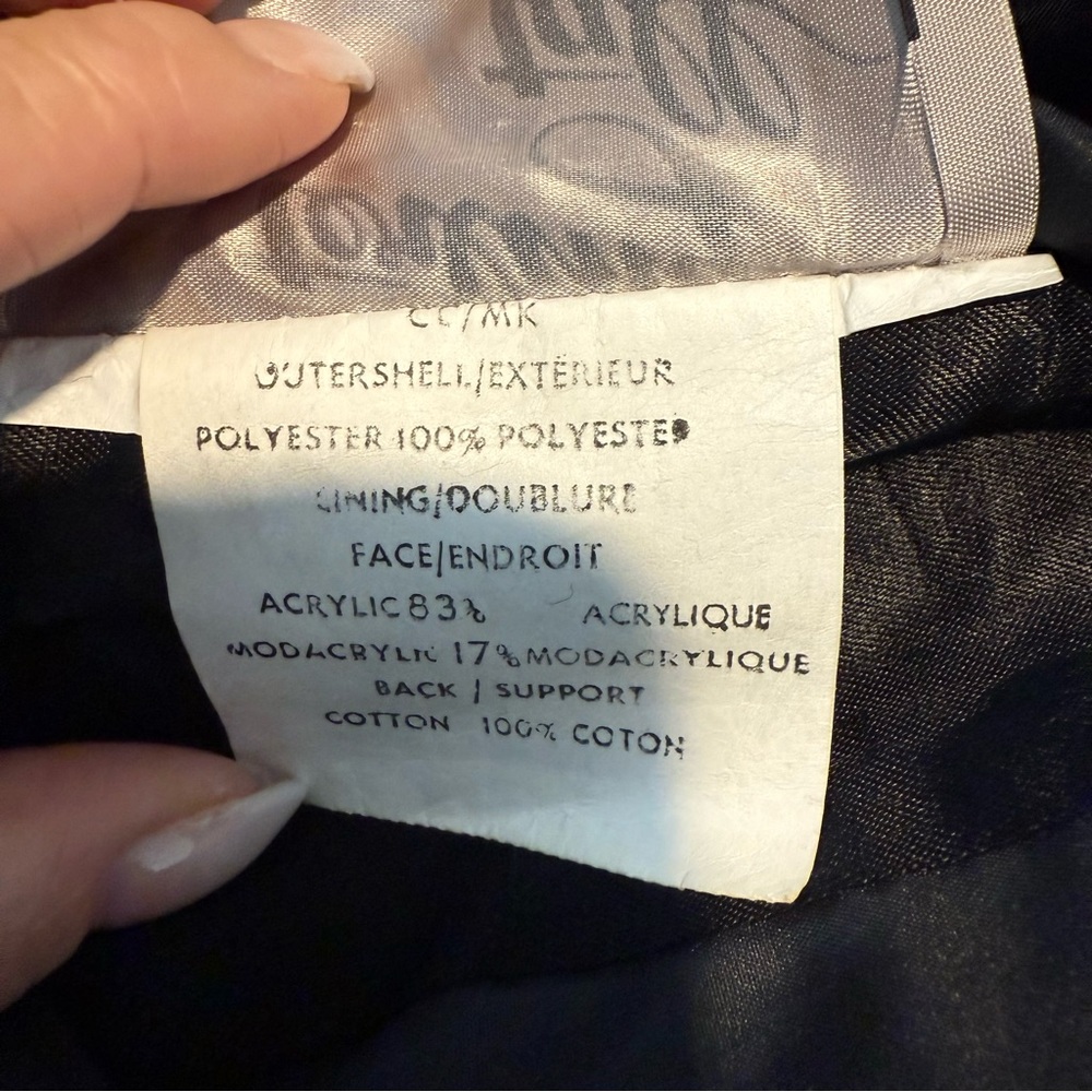 STERLING STALL Vintage Union Made Faux Fur Coat 1986 Button Front Pockets Sz 12 - Picture 13 of 16